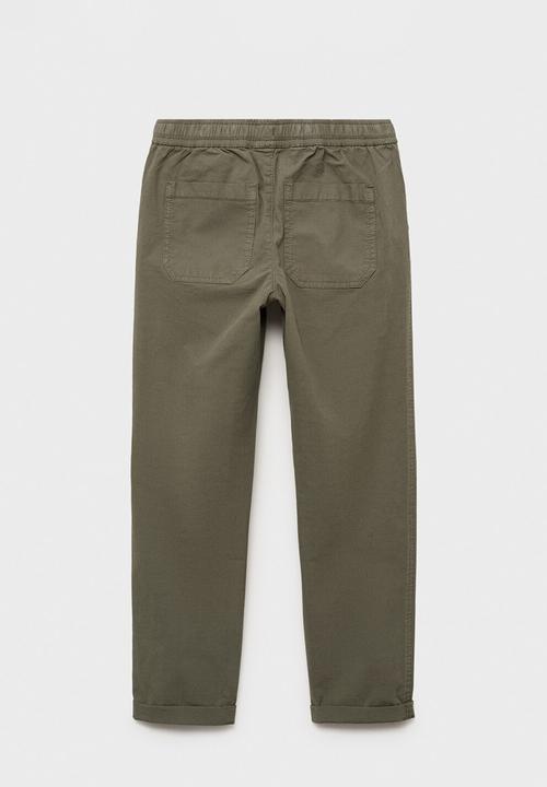 MANGO - Trousers franky - khaki