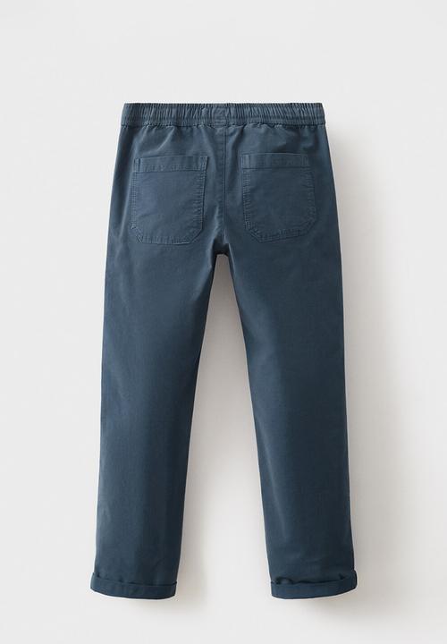 MANGO - Trousers franky - navy