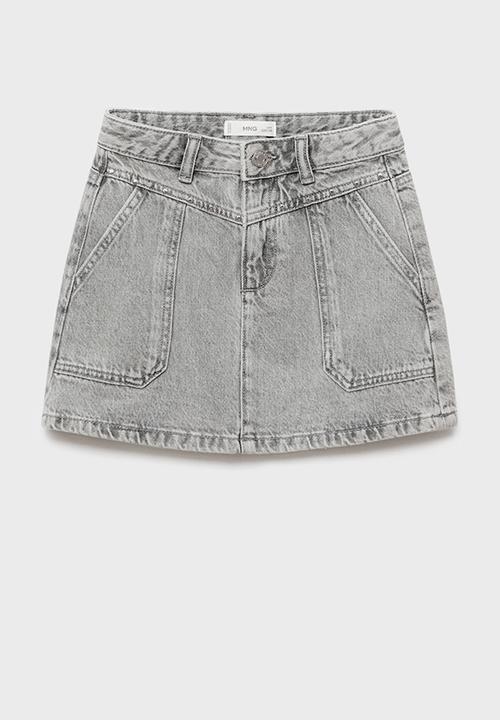 MANGO - Skirt soho - open gray
