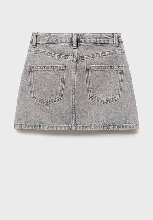 MANGO - Skirt soho - open gray