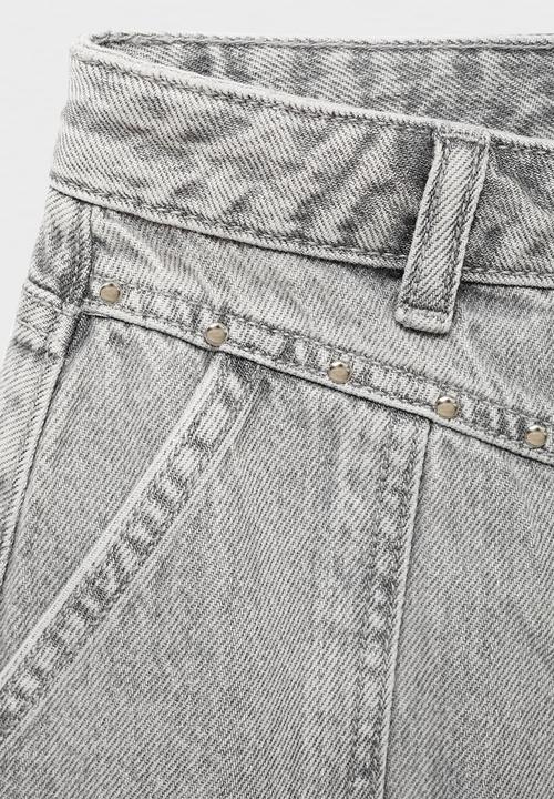 MANGO - Skirt soho - open gray