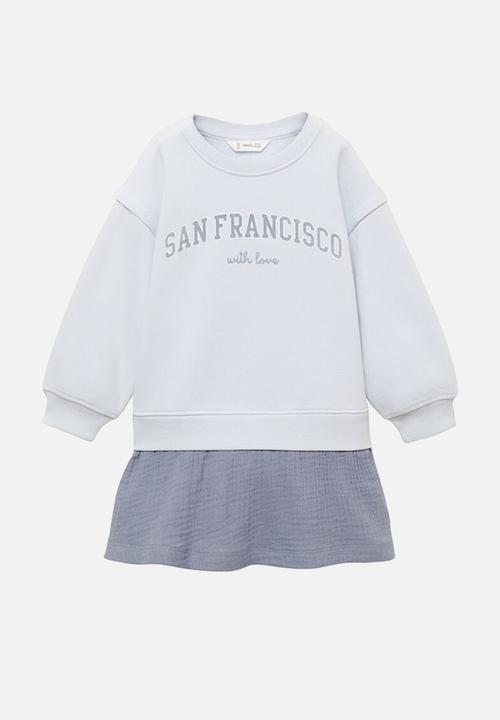 MANGO - Dress sanfran - light/pastel blue
