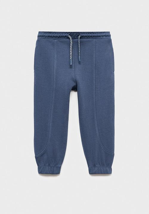 MANGO - Joggers piqueset - dark blue