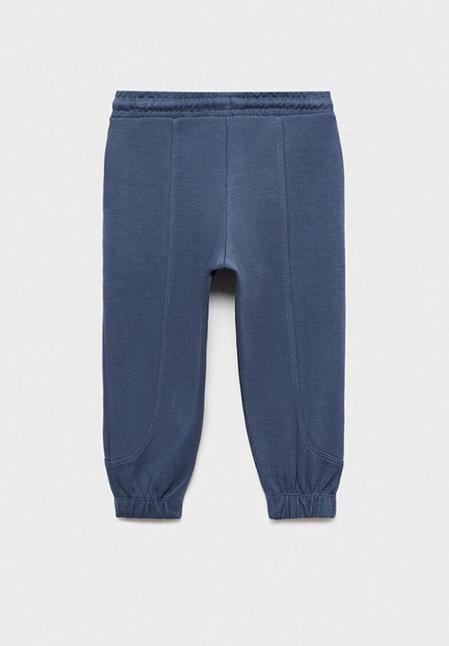 MANGO - Joggers piqueset - dark blue