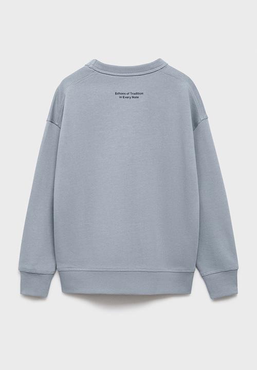 MANGO - Sweatshirt kyoto - medium blue