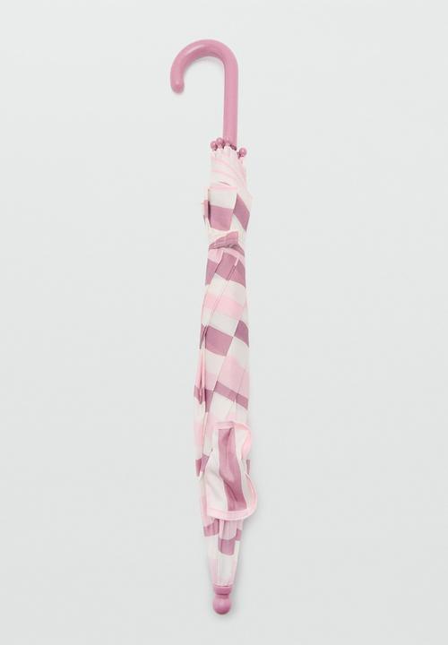 MANGO - Umbrella stripes - light/pastel pink