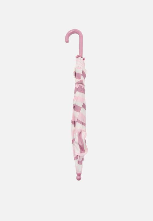 MANGO - Umbrella stripes - light/pastel pink