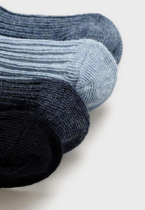 MANGO - Socks navy - navy