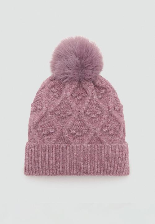 MANGO - Beanie BOLITA - Dark Red