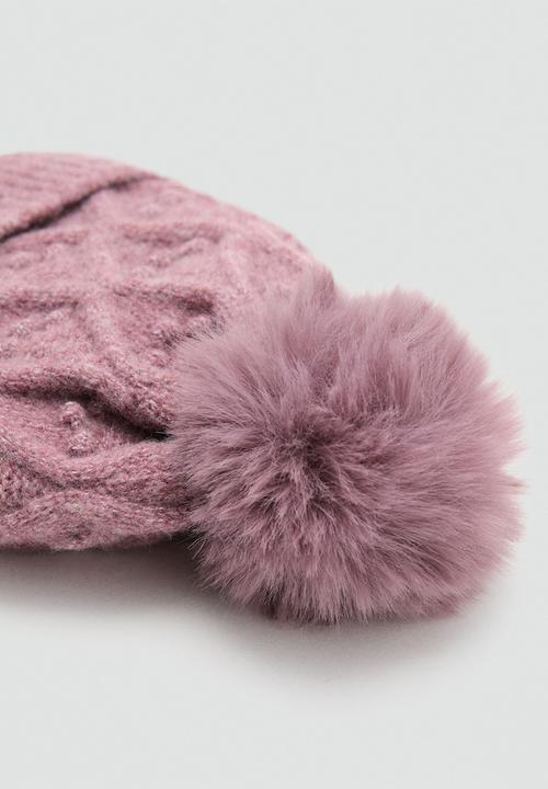 MANGO - Beanie BOLITA - Dark Red