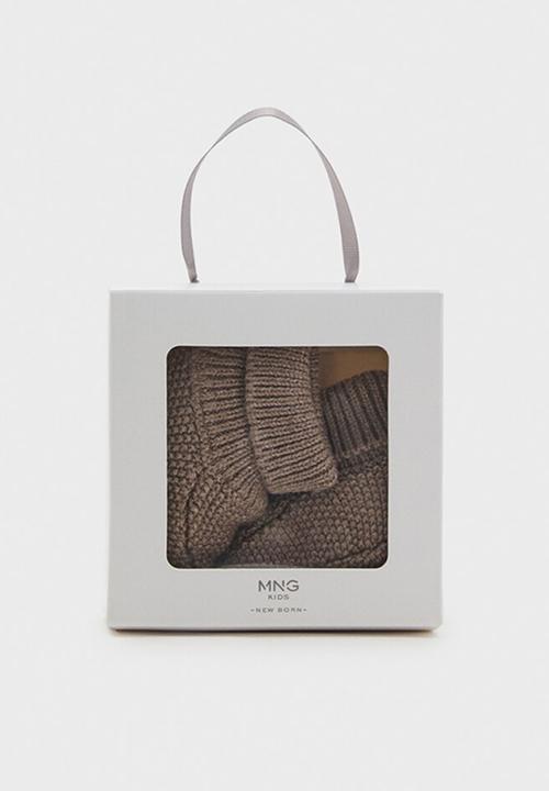MANGO - Socks boti1 - medium brown