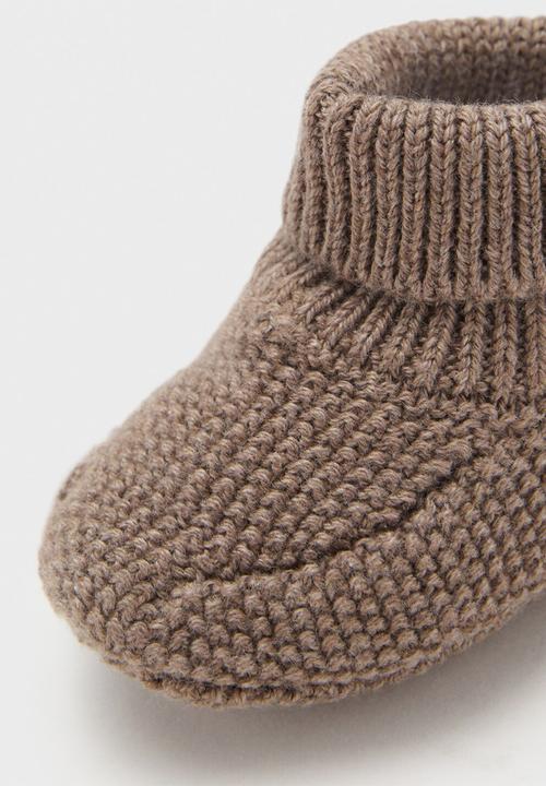 MANGO - Socks boti1 - medium brown