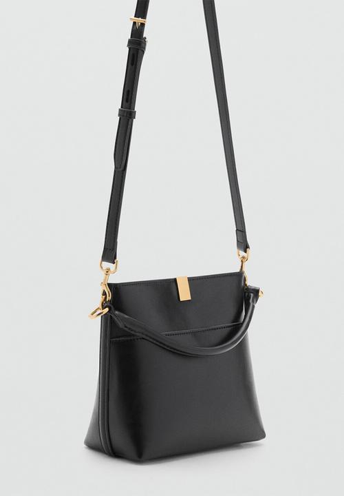 MANGO - Dani bucket bag-black