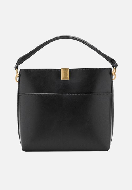 MANGO - Dani bucket bag-black