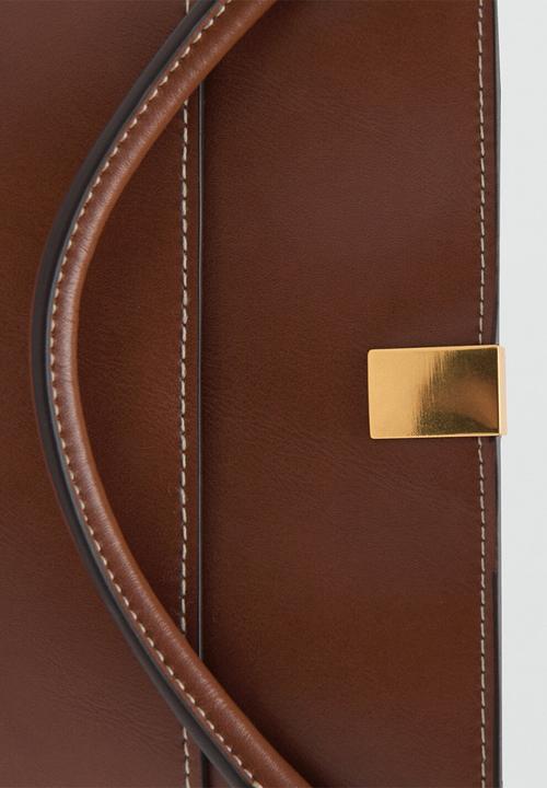 MANGO - Dani bucket bag-brown
