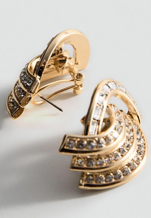 MANGO - Naim earrings-gold