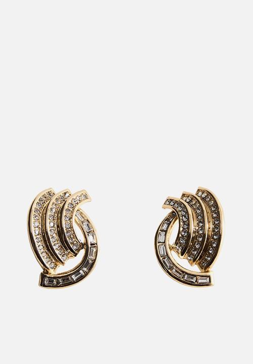 MANGO - Naim earrings-gold