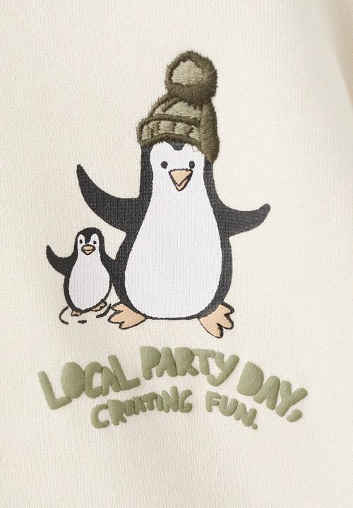 MANGO - Sweatshirt PINGU - Light Beige