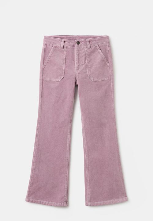 MANGO - Trousers VELVE - Pink
