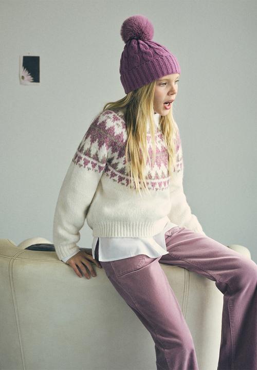 MANGO - Trousers VELVE - Pink