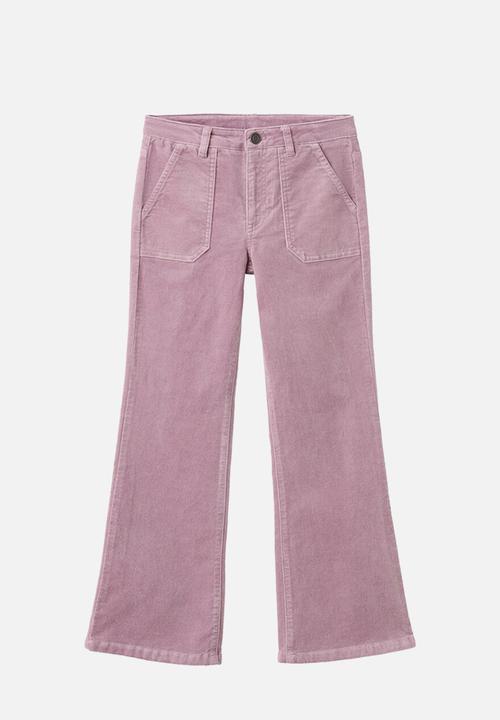 MANGO - Trousers VELVE - Pink