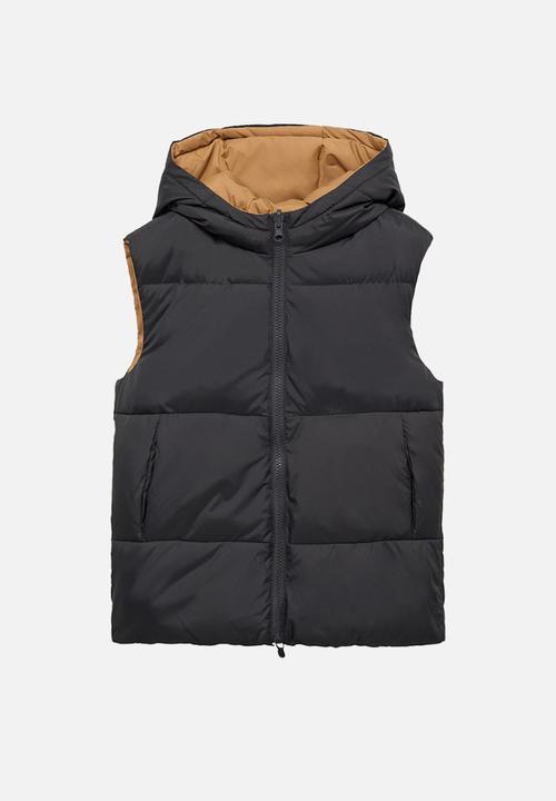 MANGO - Outer vest gerard - charcoal