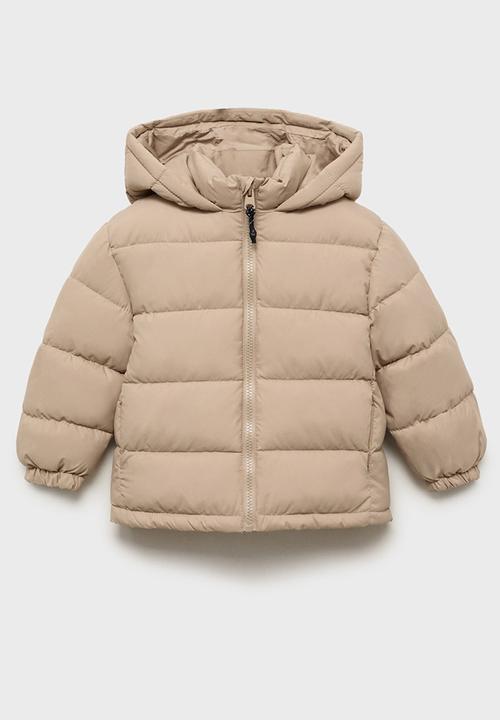 MANGO - Puffer coat aldo - light/pastel yellow