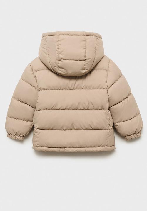 MANGO - Puffer coat aldo - light/pastel yellow
