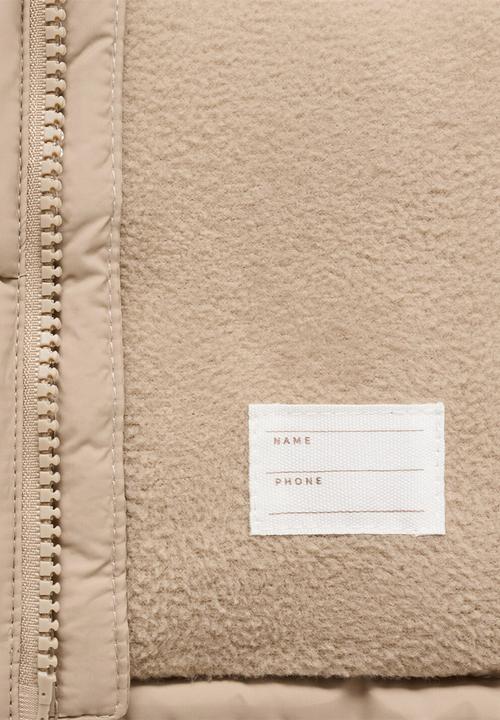 MANGO - Puffer coat aldo - light/pastel yellow