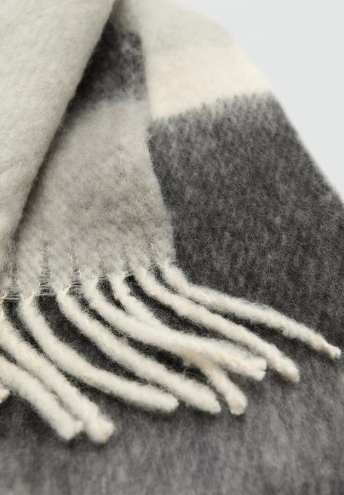MANGO - Teseo scarf-grey