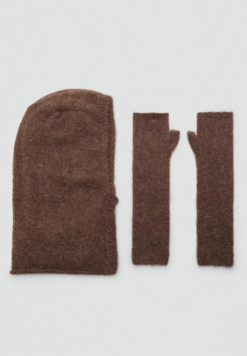 MANGO - Simon beanie-brown