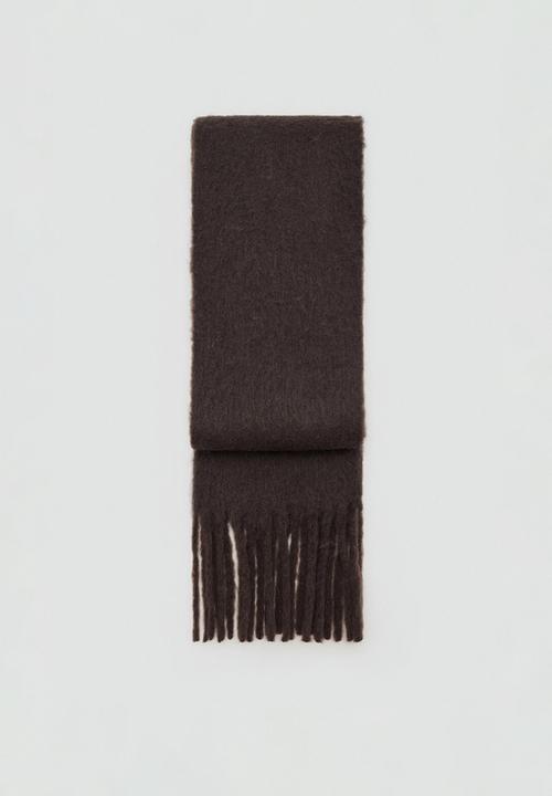MANGO - Oberon scarf-dark brown