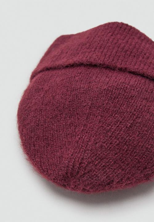 MANGO - Mohi beanie - dark red