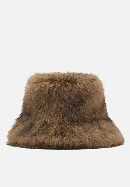 MANGO - Chessy hat-brown