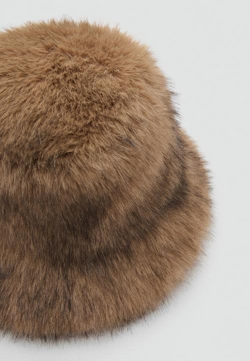 MANGO - Chessy hat-brown