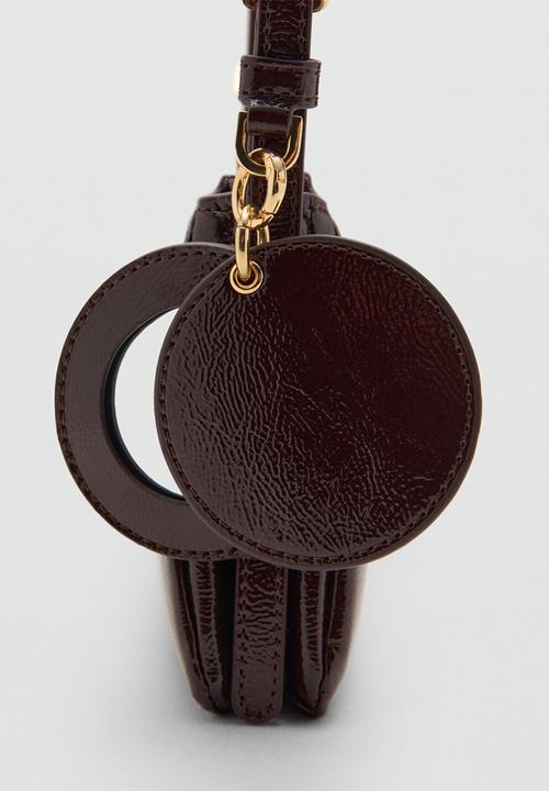 MANGO - Grego shoulder bag-dark red
