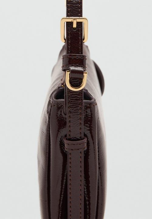 MANGO - Grego shoulder bag-dark red