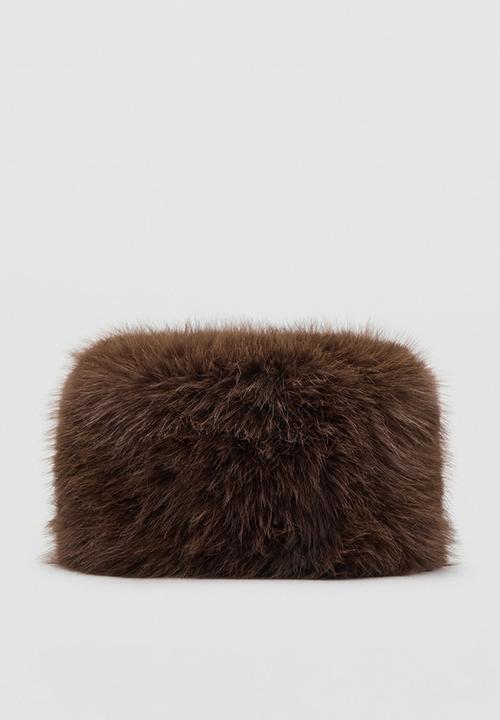 MANGO - Lyona hat-dark brown