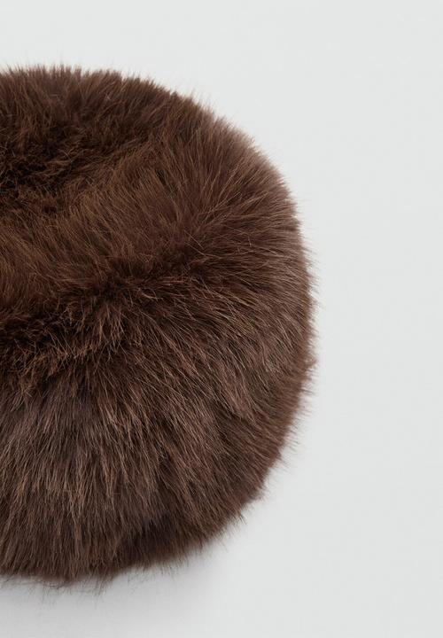 MANGO - Lyona hat-dark brown