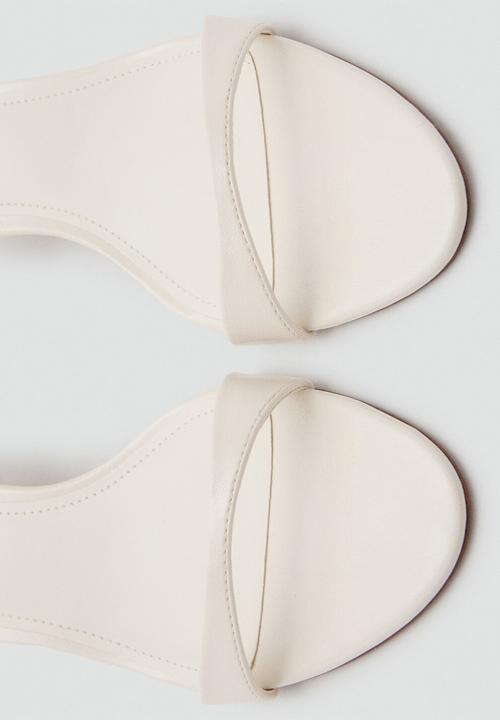 MANGO - Nighty heel - light beige