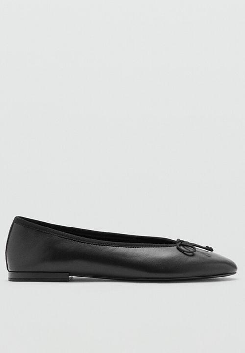 MANGO - Flater1 leather pump - black