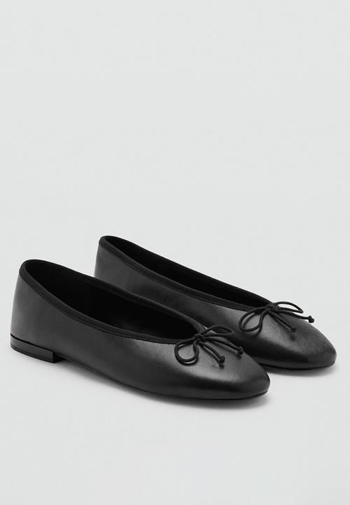 MANGO - Flater1 leather pump - black