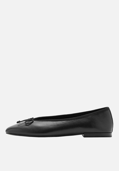 MANGO - Flater1 leather pump - black