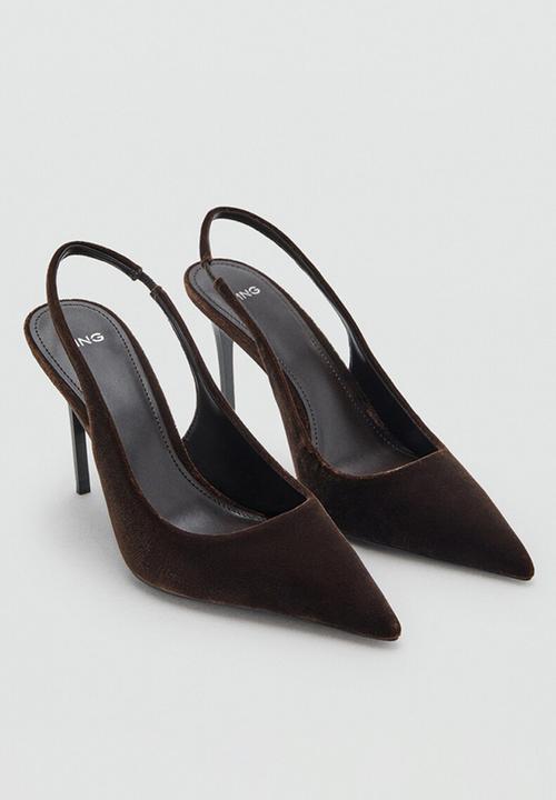 MANGO - Cookie heel - dark brown