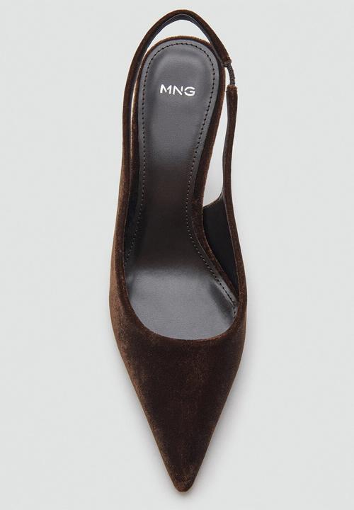 MANGO - Cookie heel - dark brown