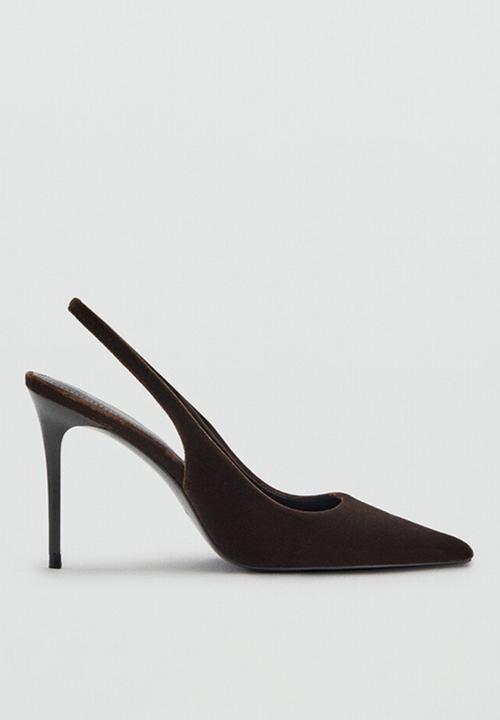 MANGO - Cookie heel - dark brown