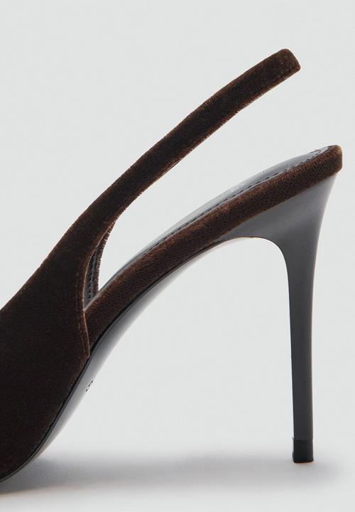 MANGO - Cookie heel - dark brown