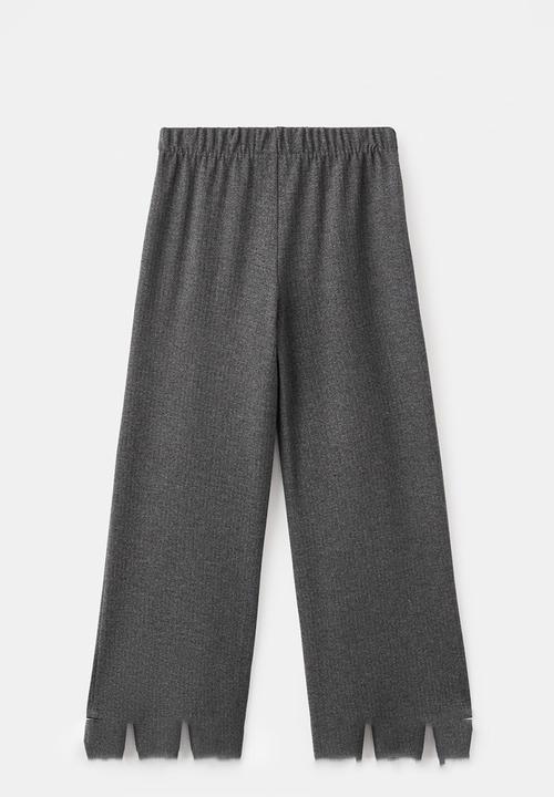 MANGO - Trousers MODERNA - Charcoal