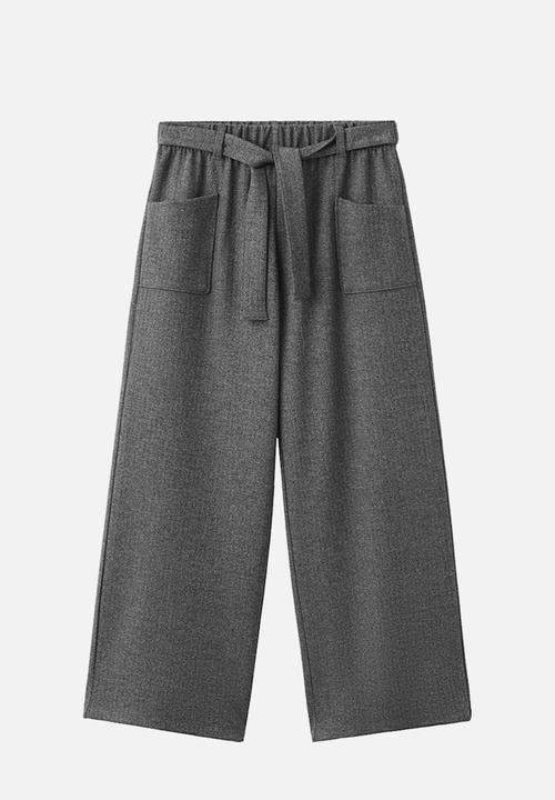 MANGO - Trousers MODERNA - Charcoal