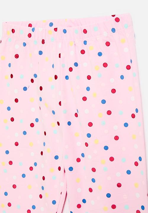 Pop Candy - Printed leggings - pink/polka dots